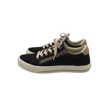 TAOS RET$125 SNEAKER LACE UP SHOES BLACK WHITE 8