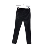 PAIGE RET$515 LEATHER SKINNY DESIGNER PANT BLACK 26