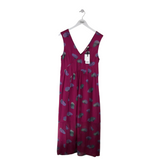 COACH NWT FLORAL SLEEVELESS DESIGNER DRESS MAGENTA 2