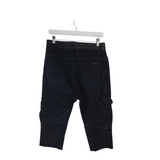 HUDSON RET$235 DENIM CARGO DESIGNER SHORTS BLACK 26