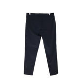 LAFAYETTE 148 RET$698 STRAIGHT LEG DESIGNER PANT NAVY 4