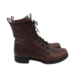 LACE UP MEN BOOTS BROWN 9.5B