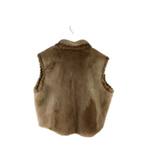 LUCCHESE BEAVER FUR TAN MEDIUM