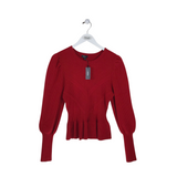 EXPRESS NWT$78 LONG SLEEVE SWEATER RED MEDIUM