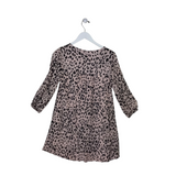 SAVANNA JANE EMBROIDERED 3/4 DRESS BLACK PINK SMALL