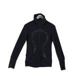 ZIP FRONT JACKET ACTIVEWEAR BLACK 4