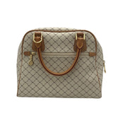 RIONI RET$290 SATCHEL HANDBAG BEIGE BROWN