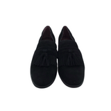 FRANCO SARTO SUEDE LOAFERS SHOES BLACK 9.5M