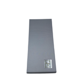 BIJAN SILK TIE/POCKET SQUARE MEN TIE GRAY BLACK