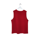 TALBOTS NWT$49 KNIT SLEEVELESS TOP RED XLARGE