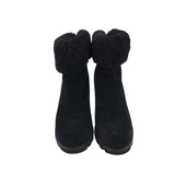 UGG WEDGE BOOTIE BOOTS BLACK 7