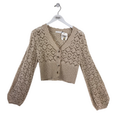 ALTAR'D STATE LONG SLEEVE CARDIGAN BEIGE MEDIUM