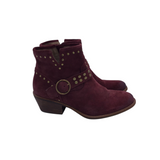 SOFFT SUEDE ANKLE BOOTIES BOOTS RUST GOLD 10M