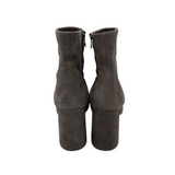 VINCE RET$395 SUEDE ZIP ANKLE DESIGNER BOOTS TAUPE 8.5