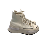 CONVERSE HIGH TOP PLATFORM SHOES WHITE 7