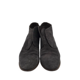 SUEDE ANKLE BOOTIES BOOTS GRAY 10