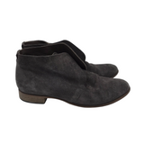 SUEDE ANKLE BOOTIES BOOTS GRAY 10
