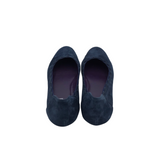 VANELI SUEDE SLIP ON FLATS SHOES NAVY 9N
