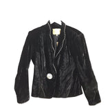 DOUBLE D RANCH VELOUR LONG SLEEVE DESIGNER BLAZER BLACK LARGE