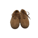 EASY SPIRIT SUEDE LACE UP SNEAKER SHOES BROWN 6.5