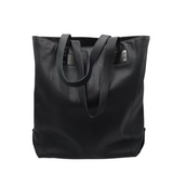 RAG & BONE RET$500 "HUNTER" LEATHER TOTE HANDBAG BLACK