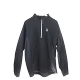 SPYDER HALF ZIP MEN SWEATER BLACK XX LARGE