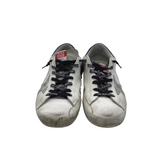 GOLDEN GOOSE LACE UP SNEAKERS MEN SHOE WHITE BLUE 12