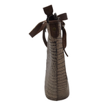 AMERICAN DARLING EMBOSSED TOTE HANDBAG BROWN