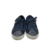 RET$340 LACE UP SNEAKERS DESIGNER SHOES BLUE GRAY 8