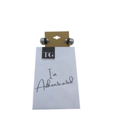 JOHN HARDY BUDDHA BELLY BLACK SAPPHIRE EARRING LUXE JEWELRY 925