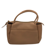 AMERICAN LEATHER CO NWT$168 SATCHEL HANDBAG TAN