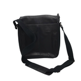 KENNETH COLE LEATHER MESSENGER HANDBAG BROWN