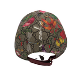 GUCCI GG SUPREME FLORA BASEBALL CAP LUXE ACCESSORIES YELLOW/BEIGE