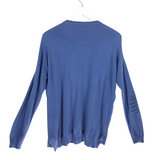 PLANET LONG SLEEVE KNIT DESIGNER SWEATER BLUE BLACK ONE SIZE