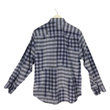 TOMMY BAHAMA LONG SLEEVE MEN SHIRT INDIGO GRAY MEDIUM