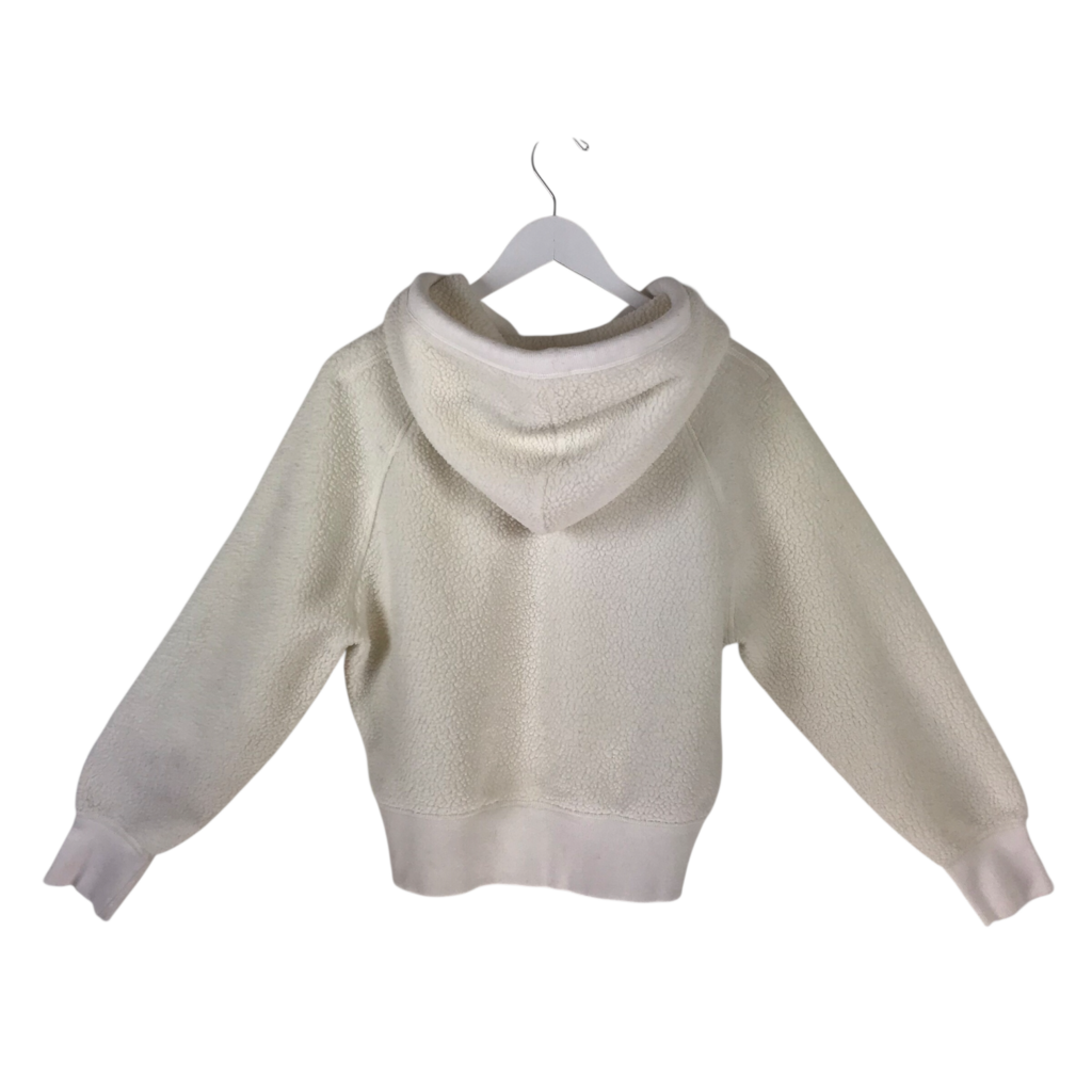 RAG & BONE RET$295 1/4 ZIP SHERPA PULLOVER DESIGNER JACKET WHITE XSMALL