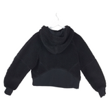 LULULEMON RET$128 1/4 ZIP SHERPA PULLOVER JACKET BLACK XS/S