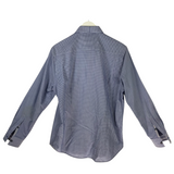 ROBERT GRAHAM LONG SLEEVE MEN SHIRT BLUE WHITE LARGE