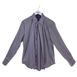 ROBERT GRAHAM LONG SLEEVE MEN SHIRT PURPLE WHITE MEDIUM