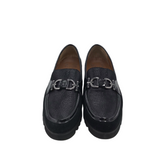 DONALD PLINER LOAFER SHOES BLACK 8.5