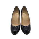 CHRISTIAN LOUBOUTIN SIMPLE PATENT LEATHER PUMPS LUXE SHOES BLACK 41