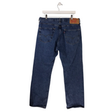 LEVI'S STRAIGHT LEG MEN JEANS NAVY 34X30