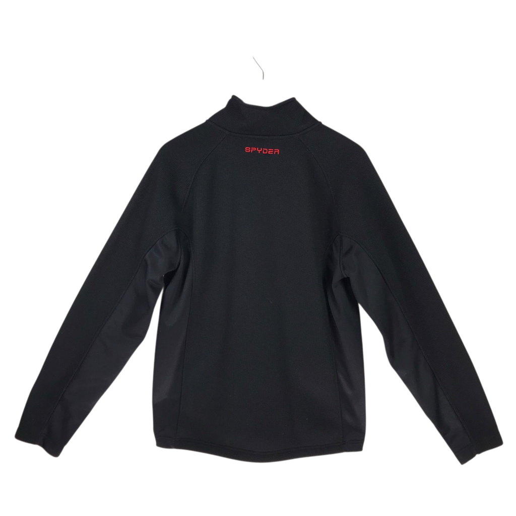 ZIP LONG SLEEVE JACKET BLACK RED LARGE