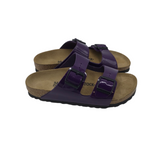 BIRKENSTOCK DOUBLE BUCKLE SANDAL SHOES PURPLE 6