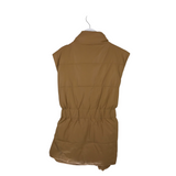 MARC NEW YORK NWT$99 BELTED ZIP VEST TAN LARGE