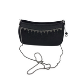 BRIGHTON CHAIN CROSSBODY HANDBAG BLACK