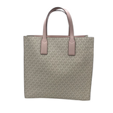 MICHAEL KORS RET$398 LOGO LARGE TOTE HANDBAG PINK CREAM