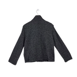 EILEEN FISHER LONG SLEEVE DESIGNER JACKET BLACK WHITE SMALL P