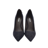 VERA WANG HEEL PUMP POINTED SHOES NAVY 6.5M