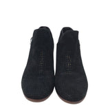 SAM EDELMAN PERFORATED BOOTIES BOOTS BLACK 6